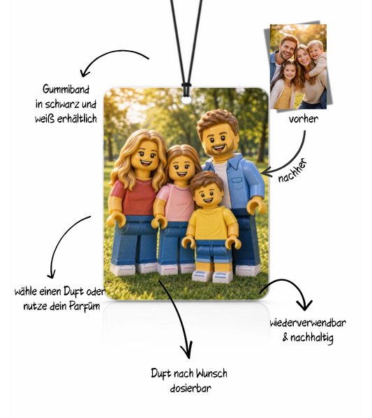 Personalisierter Duftbaum - Baustein Stil
