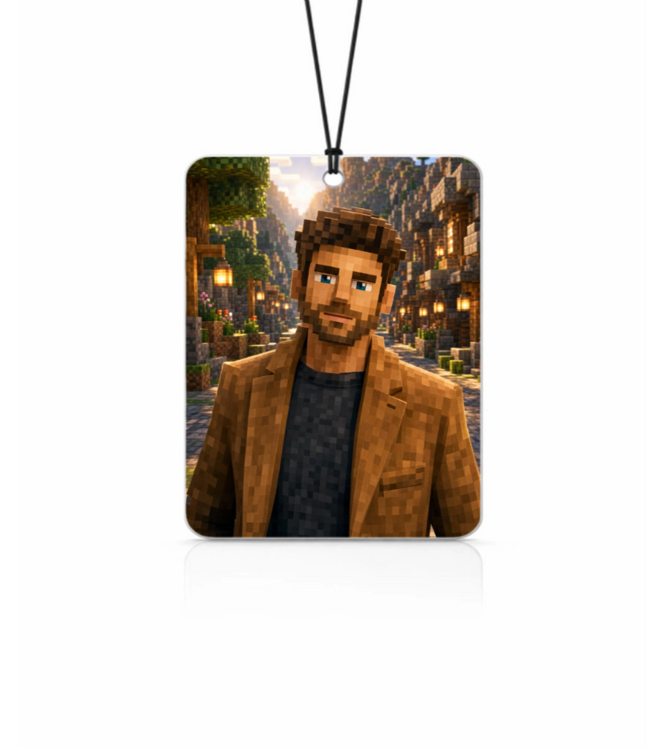 Personalisierter Duftbaum - Minecraft Stil